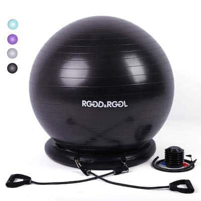 The RGGD & RGGL Yoga Ball Chair os a different take on the resistance chair idea